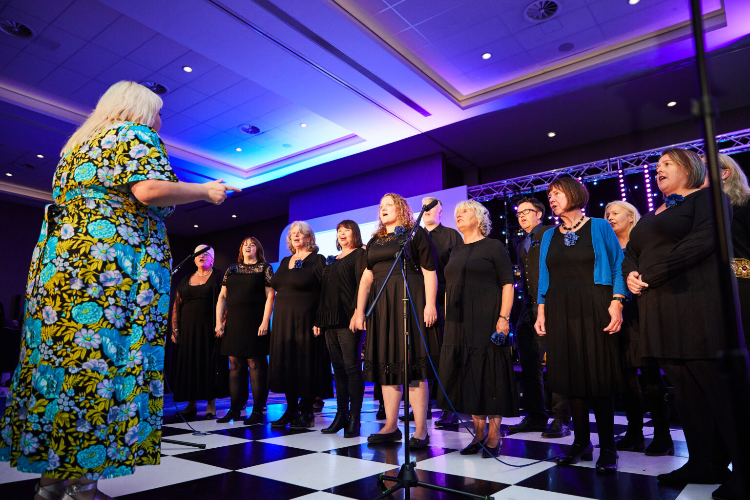 Hull NHS Choir performing at the Golden Hearts Awards