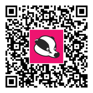 QR code for accessing Badger Notes